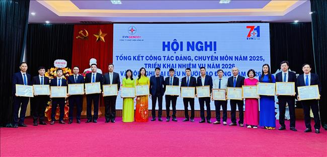 Công ty Nhiệt điện Uông Bí giữ vững sản xuất, hoàn thành các mục tiêu chủ yếu năm 2025, quyết tâm hoàn thành các nhiệm vụ năm 2026