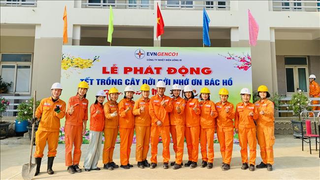 Công ty Nhiệt điện Uông Bí phát động “Tết trồng cây đời đời nhớ ơn Bác Hồ” Xuân 2026